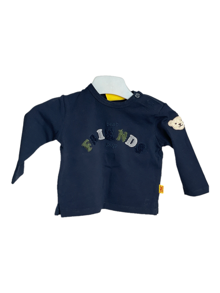 Steiff Langarmshirts, Blau, Größe 62 (Sehr gut)