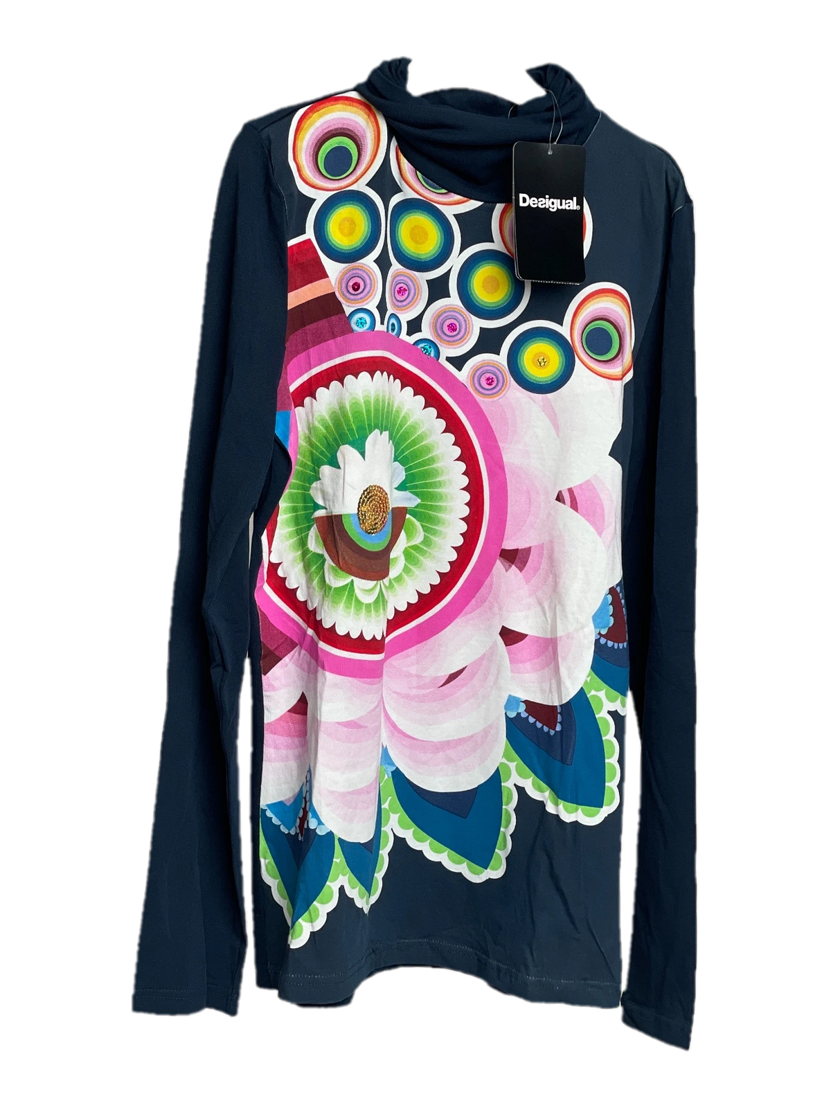 Desigual Langarmshirts, Blau, Größe 164 (Sehr gut)