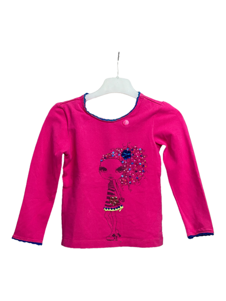 mim-pi Langarmshirts, Rosa, Größe 104 (Sehr gut)