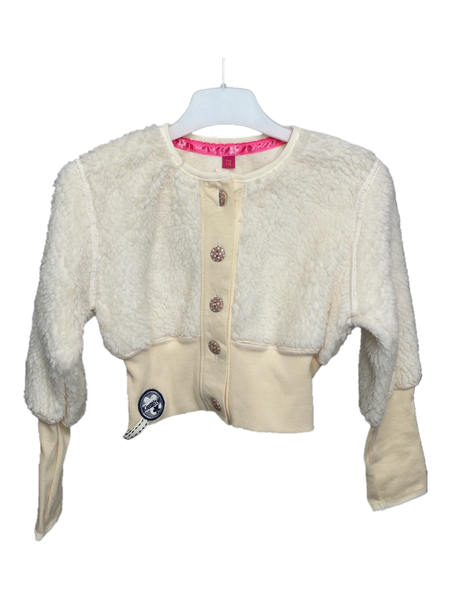 Kiezeltje Fleecejacken, Beige, Größe 116 (Sehr gut)