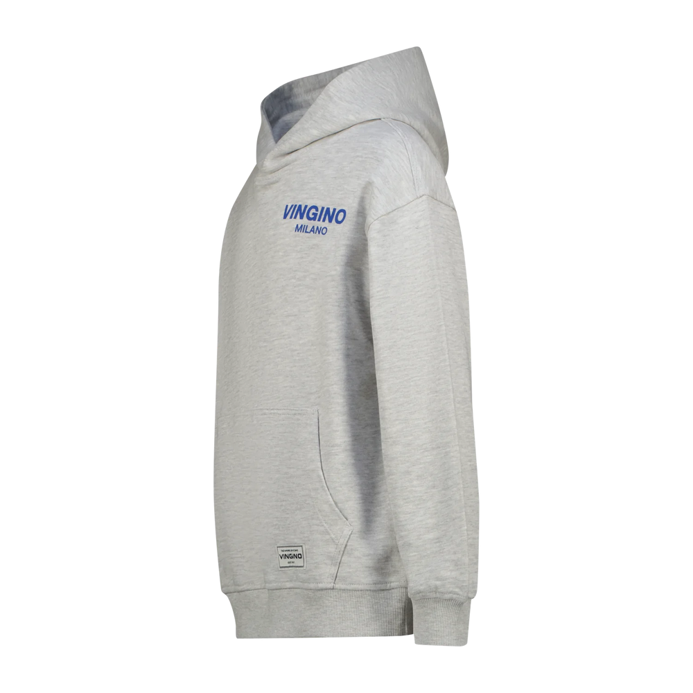 Vingino Hoodie Basic – Grau meliert (Fearless grey melee)
