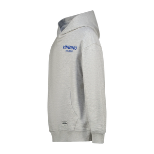 Vingino Hoodie Basic – Grau meliert (Fearless grey melee)