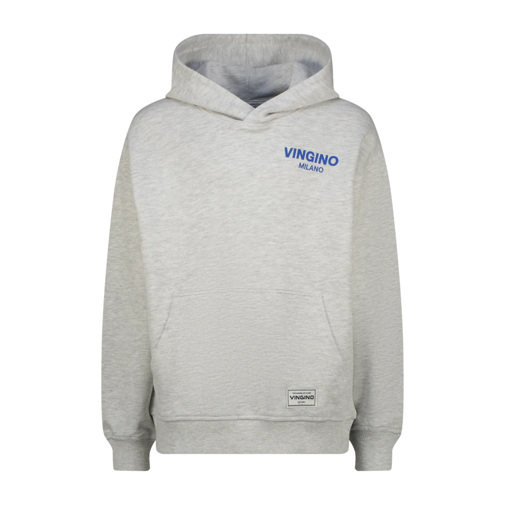Vingino Hoodie Basic – Grau meliert (Fearless grey melee)