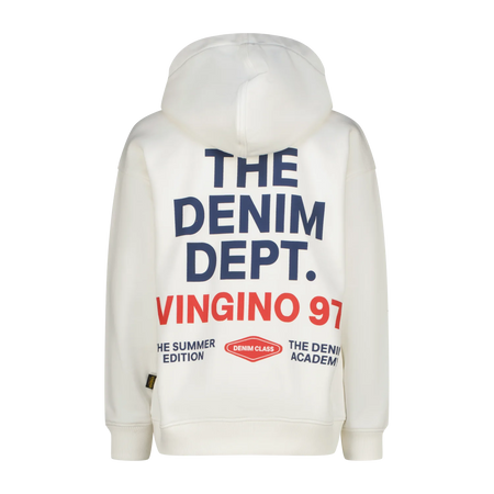 Vingino Hoodie Nurie – Cremeweiß (Cloud White)