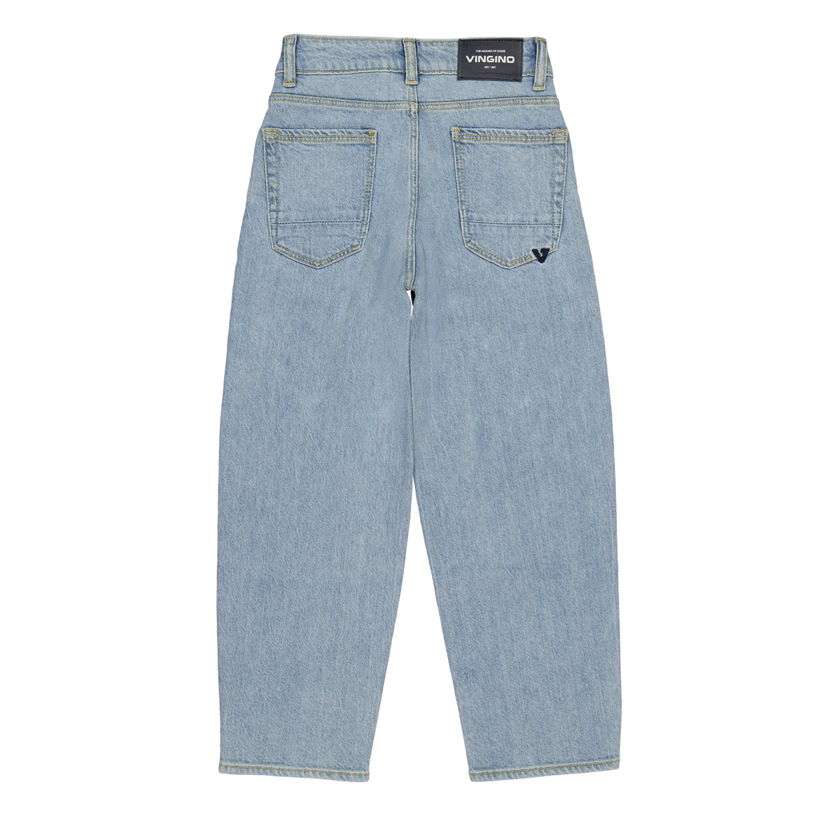Vingino Baggy Jeans Kent – Hellblau (Light Indigo)