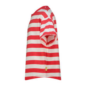 Vingino T-Shirt Streifen Basic – Rot (Breeze red)