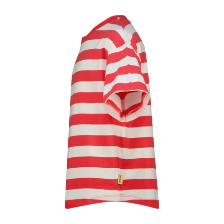 Vingino T-Shirt Streifen Basic – Rot (Breeze red)