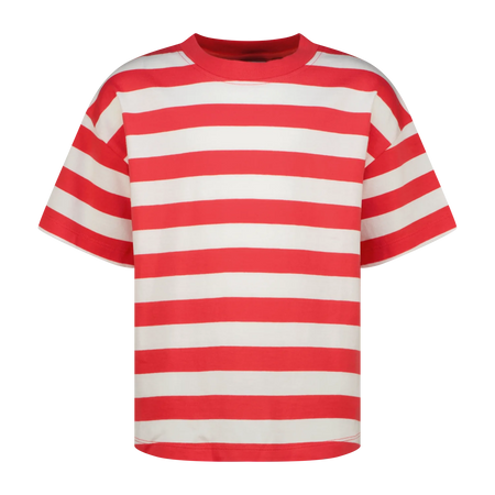 Vingino T-Shirt Streifen Basic – Rot (Breeze red)