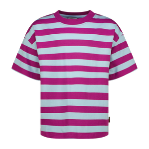 Vingino T-Shirt Streifen Basic – Hellblau (Powder Blue)