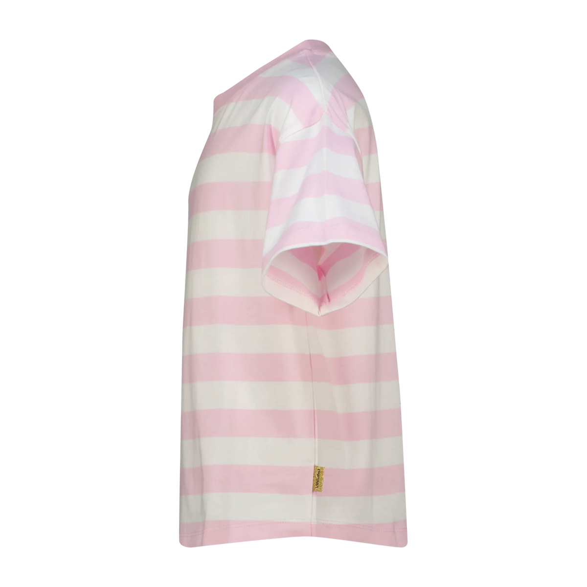 Vingino T-Shirt Streifen Basic – Rosa (Shimmer pink)