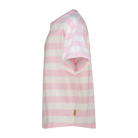Vingino T-Shirt Streifen Basic – Rosa (Shimmer pink)