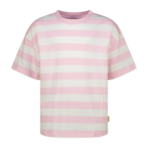 Vingino T-Shirt Streifen Basic – Rosa (Shimmer pink)