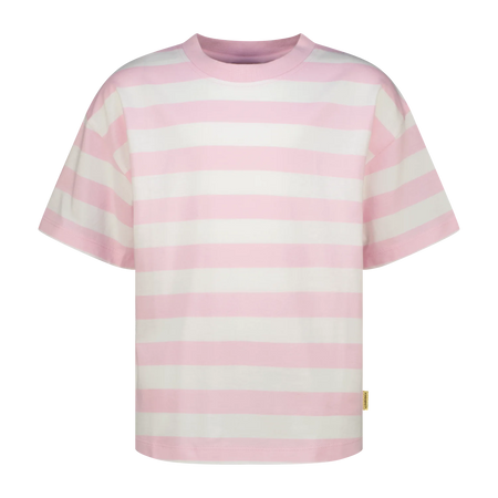 Vingino T-Shirt Streifen Basic – Rosa (Shimmer pink)