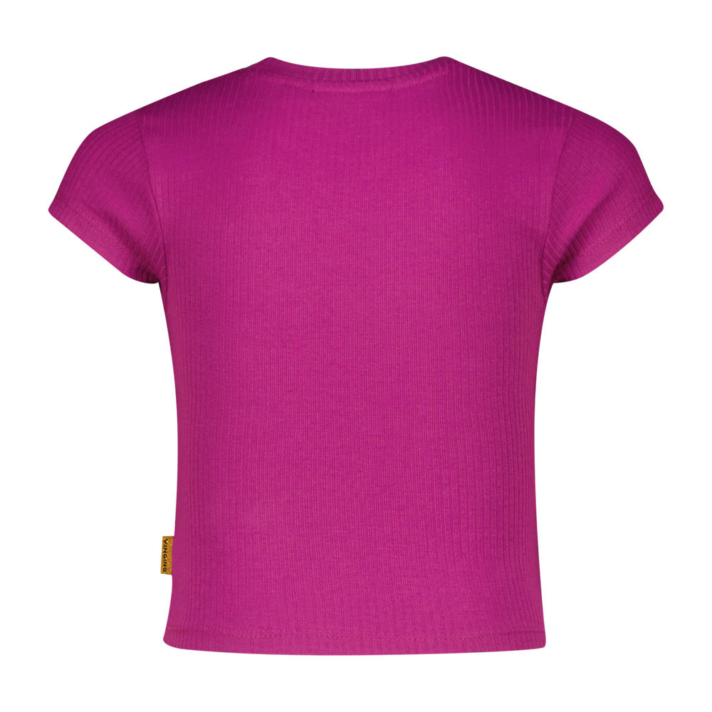 Vingino T-Shirt Basic-Crop – Pink (Aster pink)