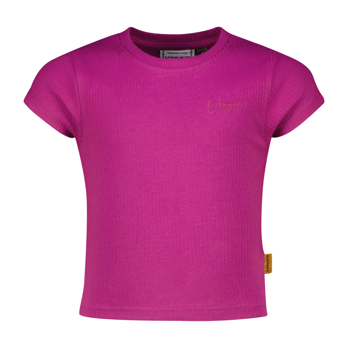 Vingino T-Shirt Basic-Crop – Pink (Aster pink)