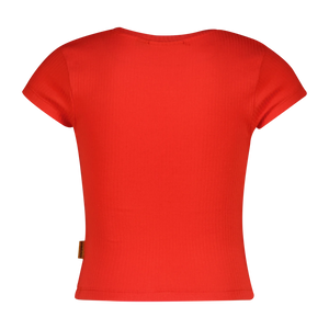 Vingino T-Shirt Basic-Crop – Rot (Breeze red)