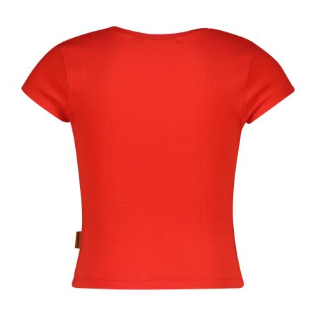 Vingino T-Shirt Basic-Crop – Rot (Breeze red)