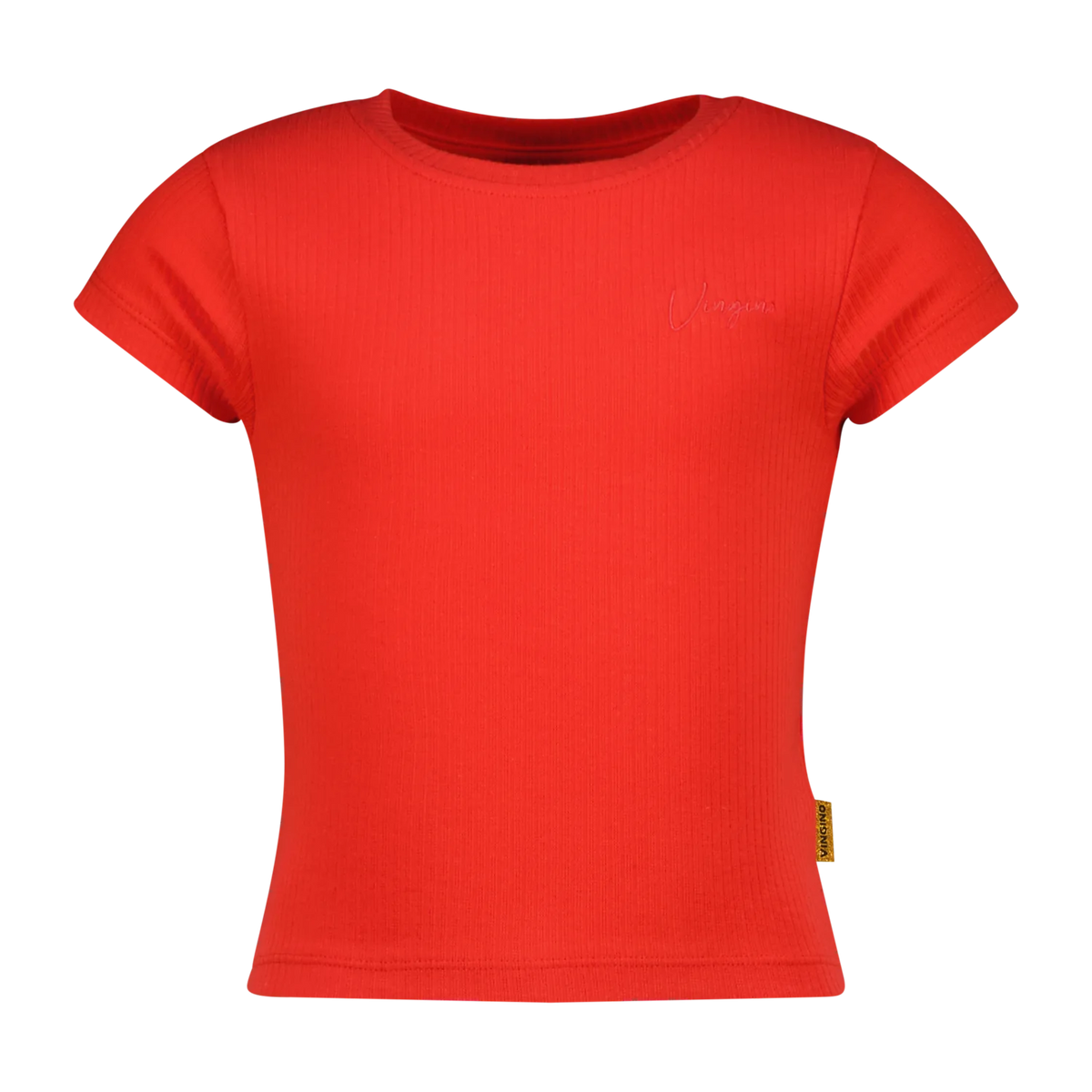 Vingino T-Shirt Basic-Crop – Rot (Breeze red)