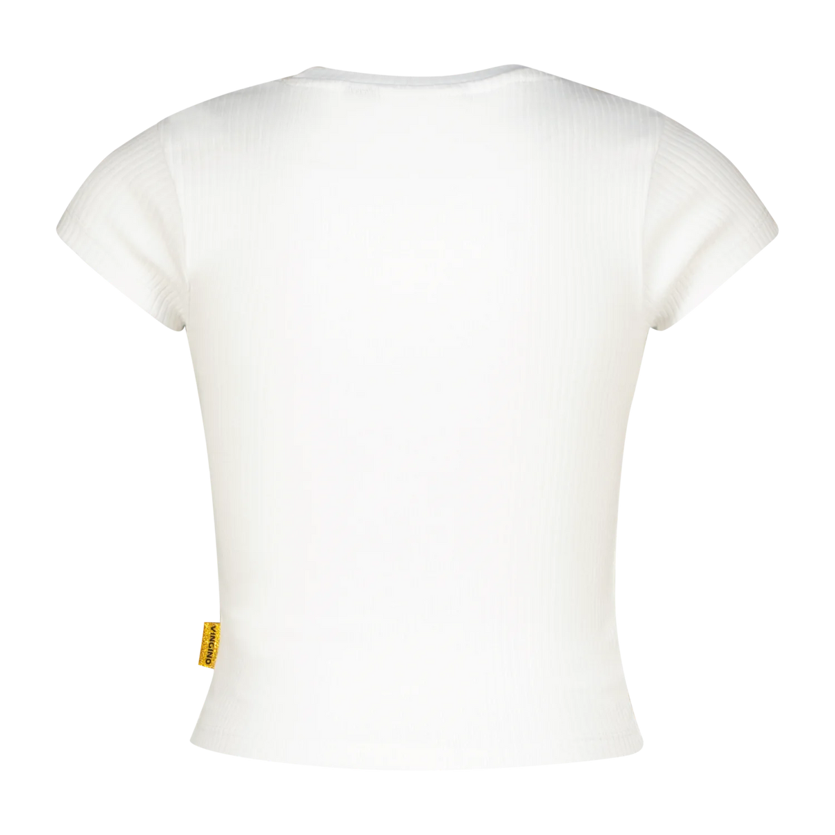 Vingino T-Shirt Basic-Crop – Weiß (Real White)