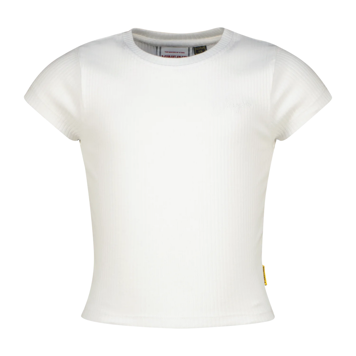 Vingino T-Shirt Basic-Crop – Weiß (Real White)