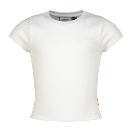 Vingino T-Shirt Basic-Crop – Weiß (Real White)