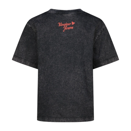Vingino T-Shirt Hannemiek – Schwarz verwaschen (Washed black)