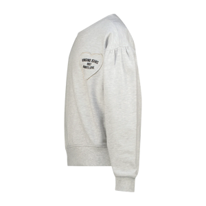 Vingino Sweatshirt Noranie – Hellgrau meliert (Light Grey Melee)