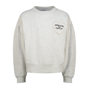 Vingino Sweatshirt Noranie – Hellgrau meliert (Light Grey Melee)