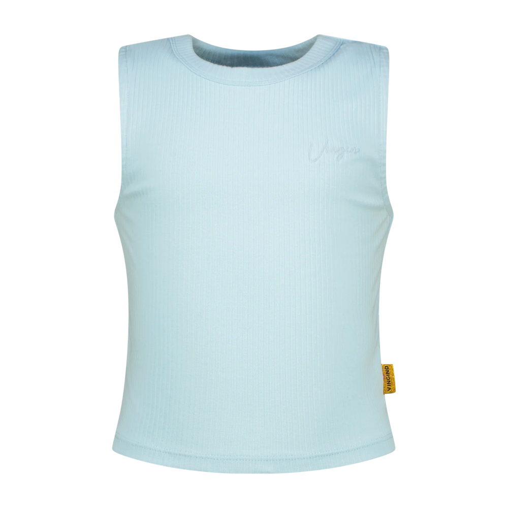 Vingino Top Basic-Crop – Hellblau (Powder Blue)