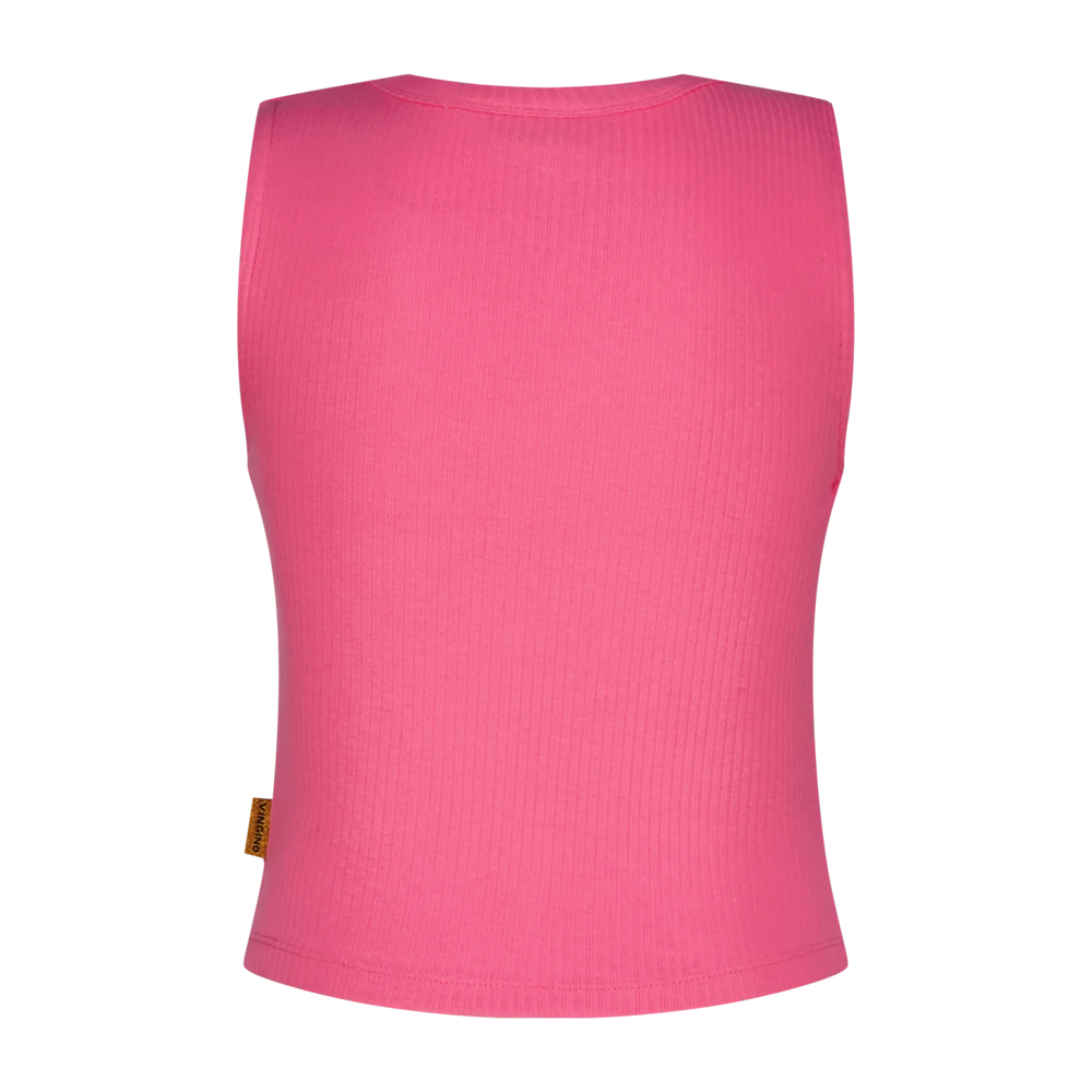 Vingino Top Basic-Crop – Koralle (Sangria Sunset)