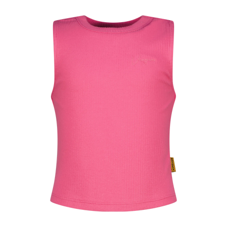 Vingino Top Basic-Crop – Koralle (Sangria Sunset)