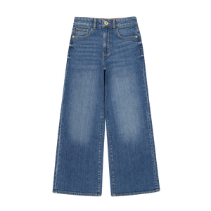 Vingino Wide Leg Jeans Cherry – Mittelblau (Mid Blue Wash)