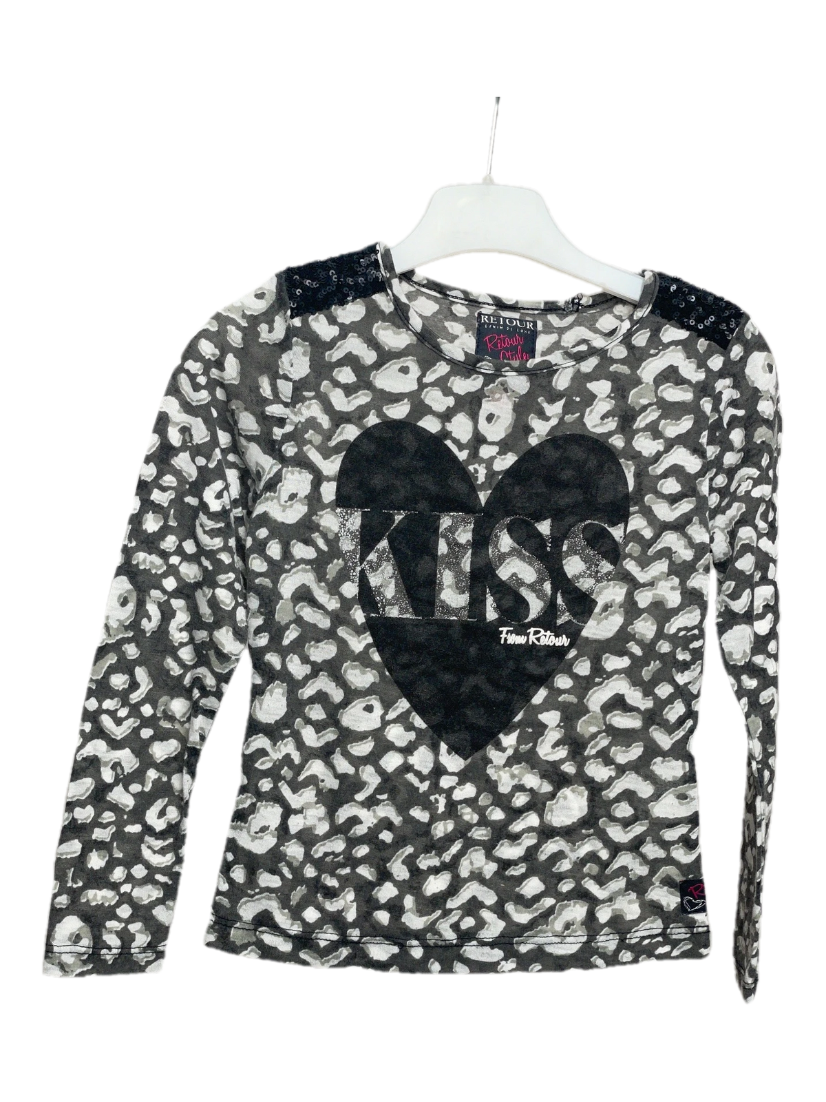 RETOUR Langarmshirts, Grau, Größe 104 (Sehr gut)