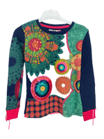 Desigual Langarmshirts, Mehrfarbig, Größe 116 (Sehr gut)