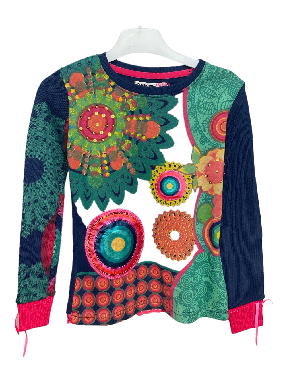Desigual Langarmshirts, Mehrfarbig, Größe 116 (Sehr gut) – 1