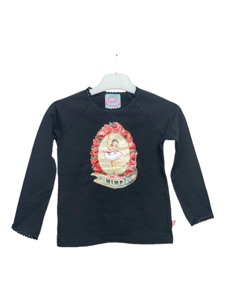 Mimpi Langarmshirts, Schwarz, Größe 104 (Sehr gut)