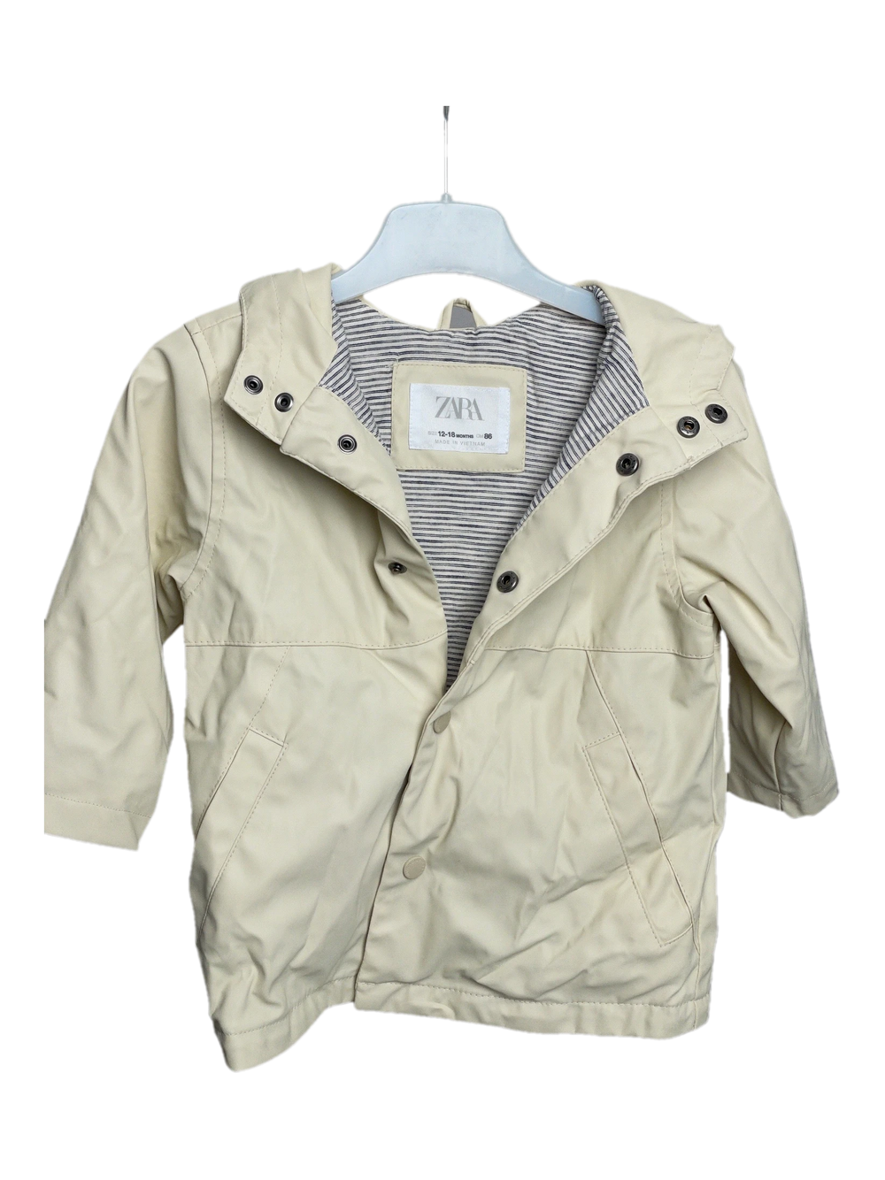 Zara Übergangsjacken, Beige, Größe 86 (Sehr gut) – 1