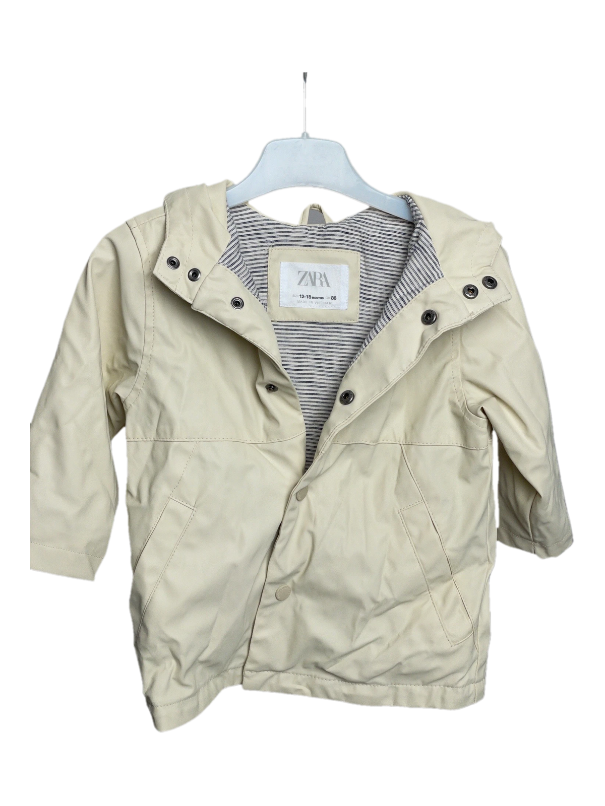 Zara Übergangsjacken, Beige, Größe 86 (Sehr gut)