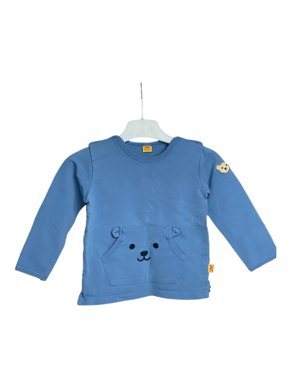 Steiff Langarmshirts, Blau, Größe 80 (Sehr gut) – 1
