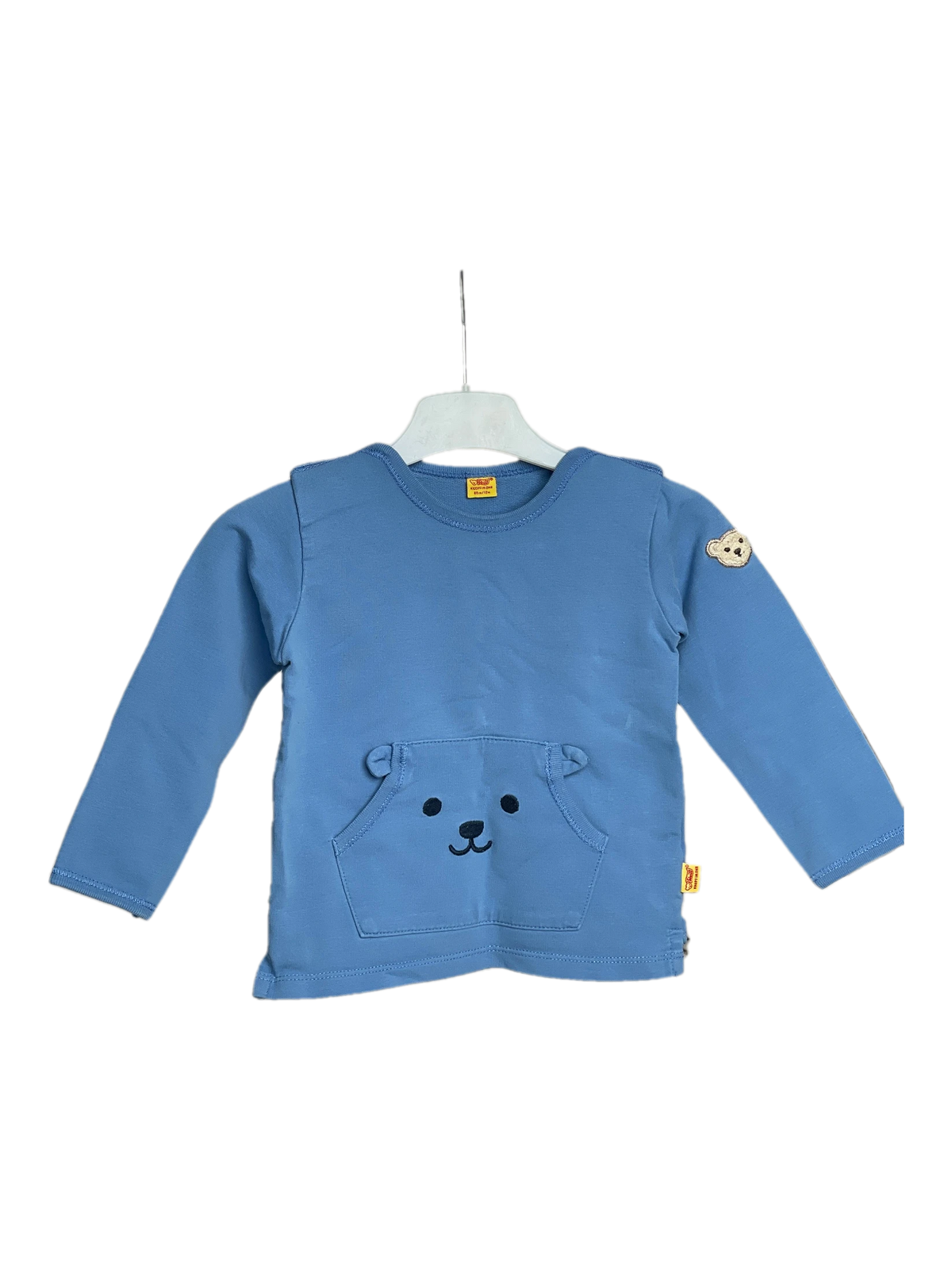 Steiff Langarmshirts, Blau, Größe 80 (Sehr gut)