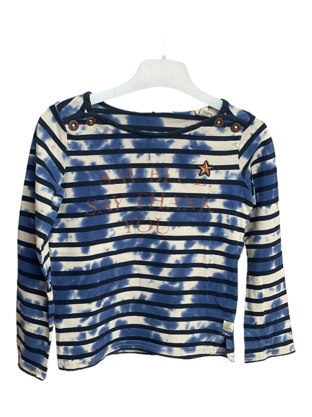 Scotch & Soda Langarmshirts, Blau, Größe 104 (Sehr gut) – 1