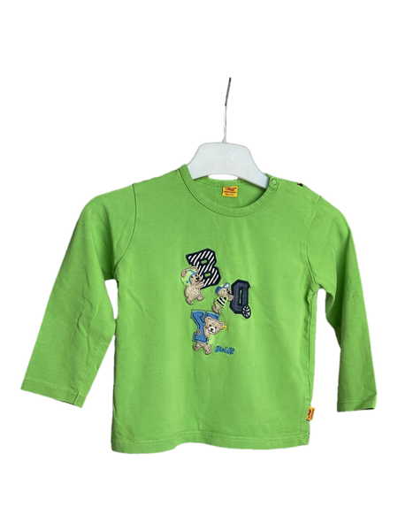Steiff Langarmshirts, Gruen, Größe 80 (Sehr gut)