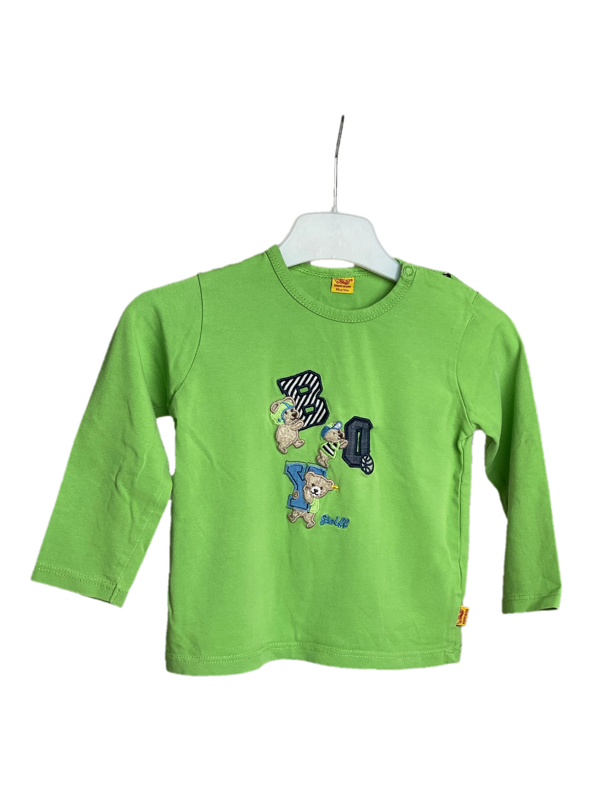 Steiff Langarmshirts, Gruen, Größe 80 (Sehr gut)