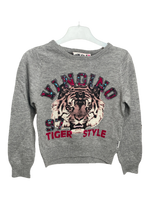 Vingino Pullover, Grau, Größe 104 (Neu)